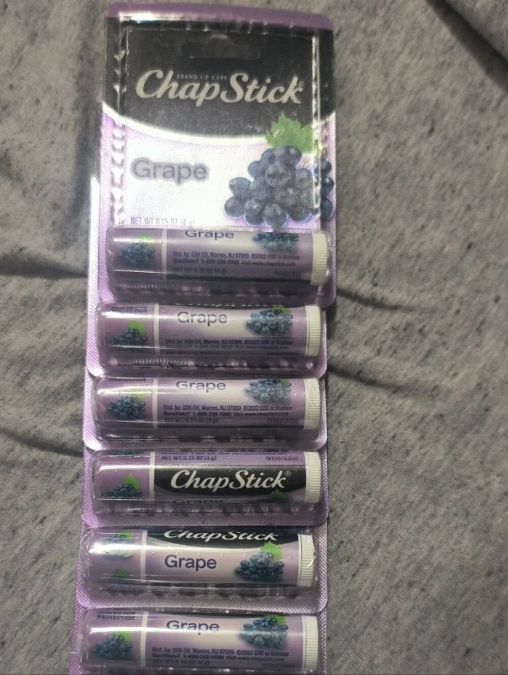 ChapStick Grape Lip Balm 6-Pack